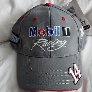 NASCAR Chase Authentics Mobil 1 Racing 14 Tony Stewart Stretchfit Hat - New